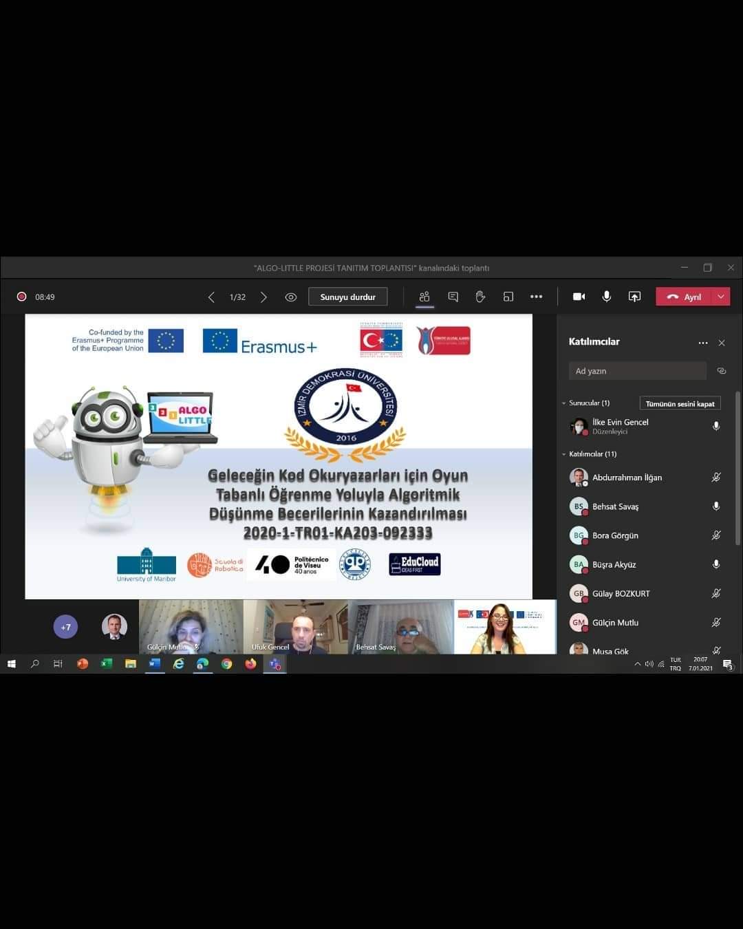 Algorithmic Thinking Skills Through Play-Based Learning for Future’s Code Literates (ALGO-LITTLE) Erasmus+ Projesinin Tanıtımı